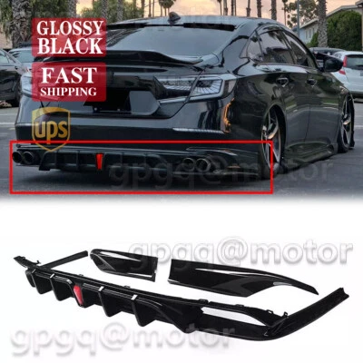 For Honda Accord 2021-2022 Yofer V2 Style Rear Bumper Diffuser+Corner Apron Spat - Image 1 of 4
