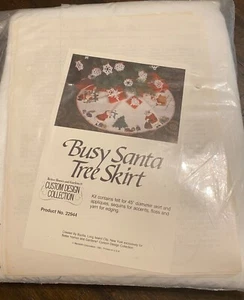 Vintage 1981 Bucilla Busy Santa Tree Rock #22944 Better Homes Kostümdesign - Bild 1 von 3