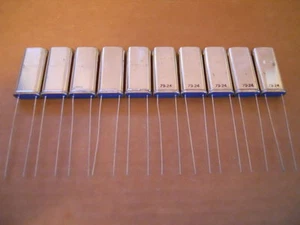 XTAL 96.600 KHz Lot of (10) Crystal Oscillators NEW RARE VINTAGE Ham Military - Picture 1 of 1