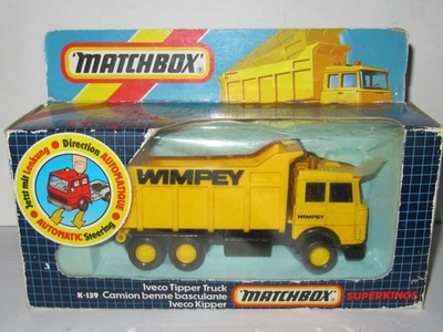 MATCHBOX SUPER KINGS K-139 IVECO 'WIMPEY' DUMP TRUCK MINT/BOXED MIB - Image 1 of 4