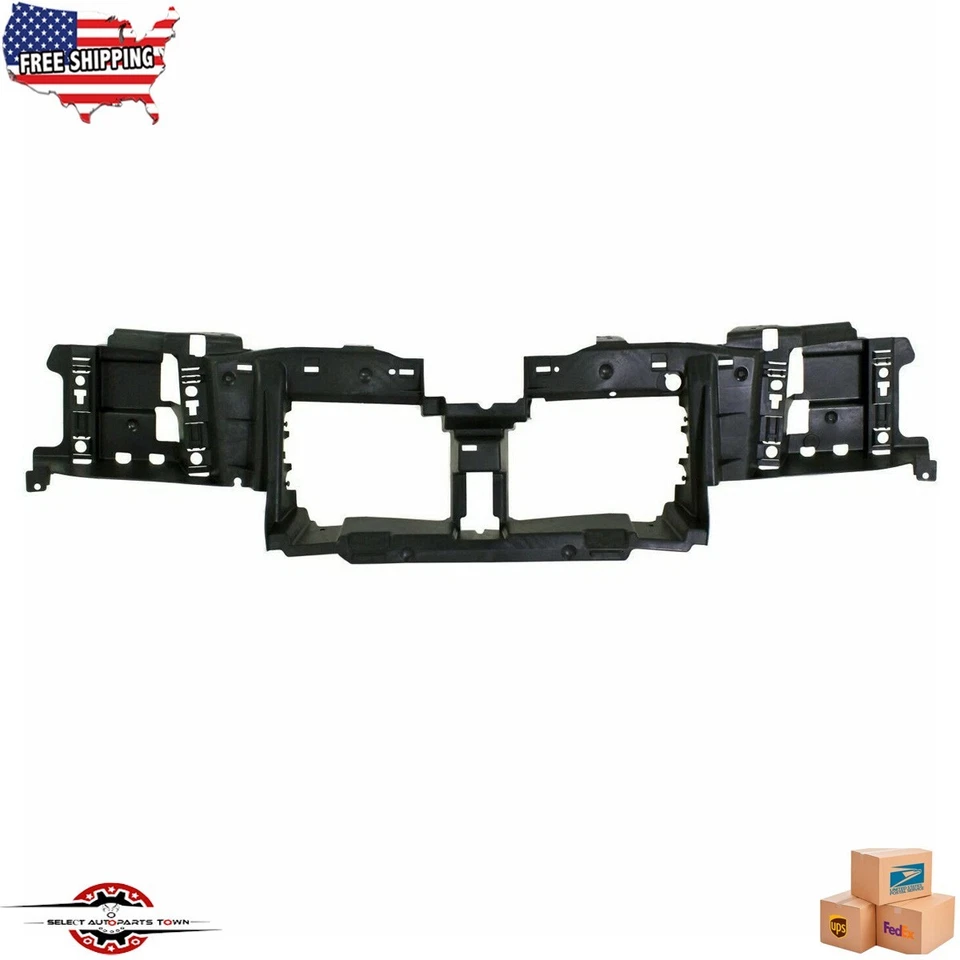 Fits 2002-2009 GMC Envoy  New Front Header Panel Black Thermoplastic GM1221126 - Изображение 1 из 4