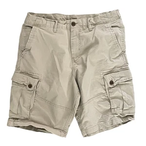 American Eagle Cargo Shorts Men's 36 Flex Tan Y2K Pockets Grunge - Picture 1 of 6