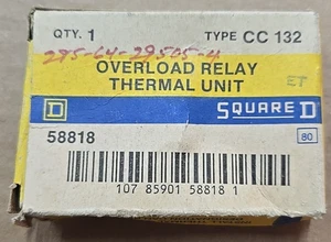 One Single Square D CC132 Thermal Overload Relay Heater Element - Picture 1 of 2