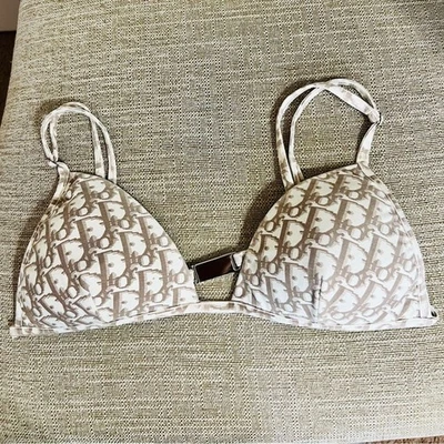 Vintage Christian Dior by Galliano Bikini Top Sz 8  QuietLuxury Y2K Designerfind - Image 1 of 4