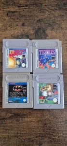 Original Nintendo Gameboy Games Joblot - Tetris, Batman, F1 & Bomber Man - Picture 1 of 5