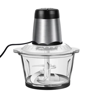2L Electric Chopper Food Processor Multi Blender Meat Grinder Vegetable Mixer UK - Picture 1 of 12