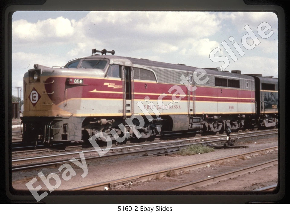Duplicate Slide-ERIE (Erie Lackawanna Railroad) ALCO FA-1 #858 - Image 1 of 1