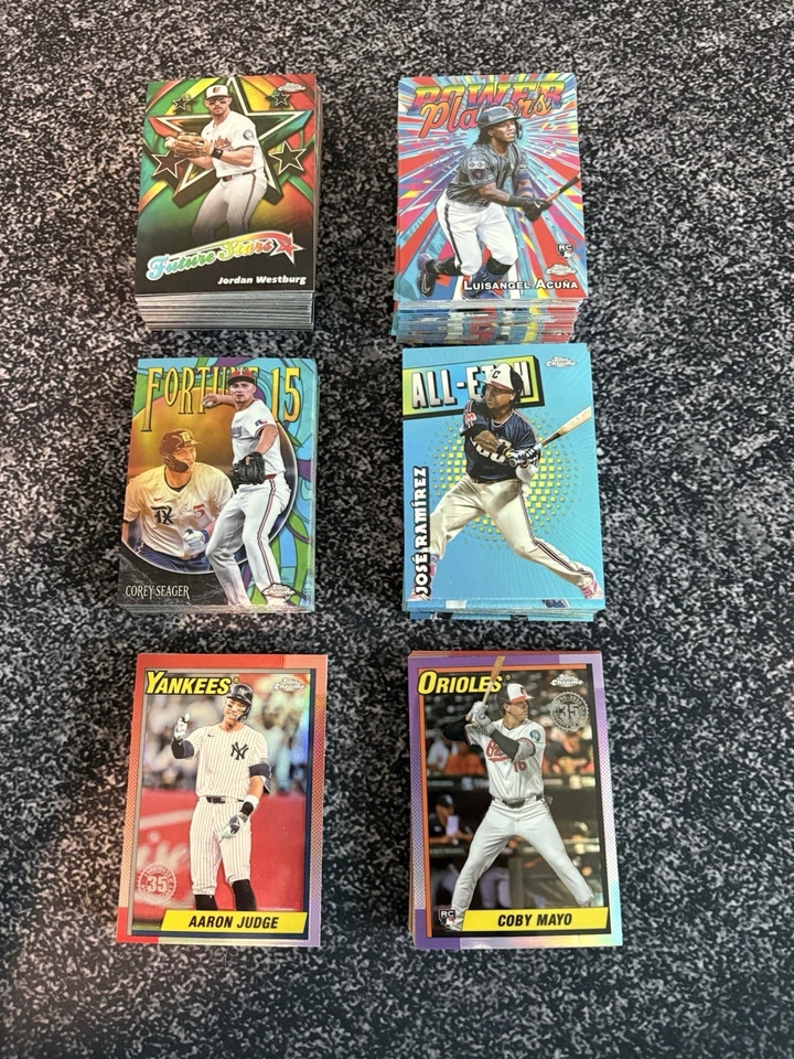 2025 Topps Chrome Baseball Inserts,You Pick,4 CARD MINIMUM,30% off FREE SHIP !! - Image 1 of 1