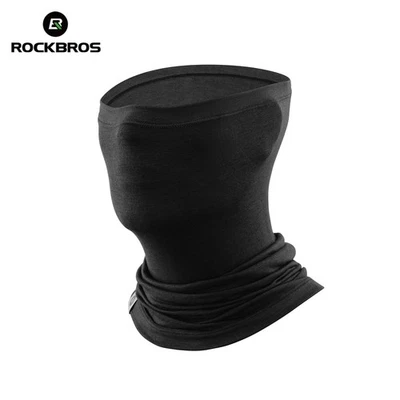 ROCKBROS Tencel 羊毛滑雪颈部围脖 - 面罩围脖保暖男女 — 第 1/4 张图片