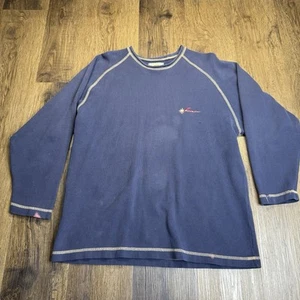 Vintage JNCO XLarge dunkelblau Logo Langarm Shirt Made in USA (DISTRESSED) - Bild 1 von 15