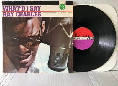 Ray Charles WHAT'D I SAY 1961 Atlantic White Pinwheel VG/G+ - Image 1 of 4
