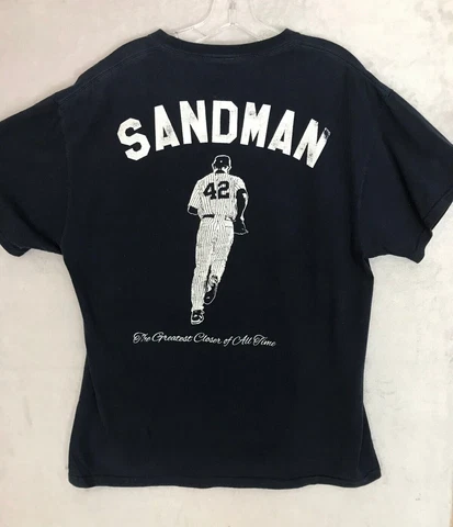 Vintage New York Yankees Mariano Rivera THE SANDMAN #42 Final Season 2013 XL Cover