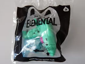 MCDONALDS HAPPY MEAL TOY #2 ELEMENTAL WADE ON THE WATER CAR DISNEY PIXAR 2023 - Photo 1/5