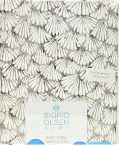 Sigrid Olsen Indoor Outdoor Stoff Tischdecke Shelly Beach beige 60 x 84 - NEU - Bild 1 von 1