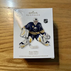 2012 Hallmark Keepsake Christmas Ornament Ryan Miller Buffalo Sabres Hockey NIB - Picture 1 of 4
