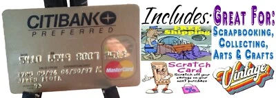 🆕Citibank Preferred gold Mastercard 04/97 EXPIRED-Vintage-🆓gift🎁-great price - Image 1 of 4
