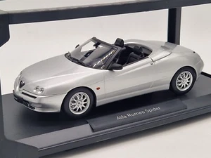 ALFA ROMEO Spider 2.0 Twin Spark argento - Norev - Scala 1/18 - Foto 1 di 10