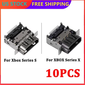 10PCS HDMI Port Socket Dock Connector For Microsoft Xbox SERIES S/X Game Console - Picture 1 of 11
