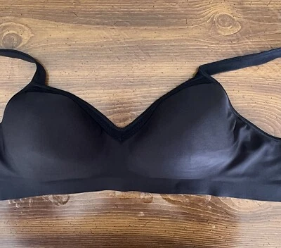 Hanes SmoothTec ComfortFlex Fit Wirefree Bra MHG199 XL Black - Image 1 of 4