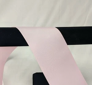LOT of 5 YARDS 3 in LT PINK Grosgrain Ribbon great for cheer bows USA Seller - Picture 1 of 1
