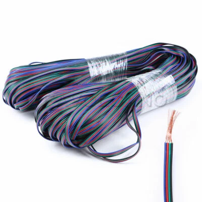 Wholesale 4-Pin 22AWG Extension Cable Wire RGB Connector for LED 3528 5050 Strip - Image 1 of 4