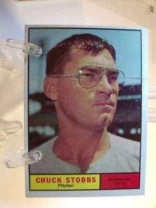 1961 Topps Baseball #431 - Chuck Stobbs - Minnesota Twins 61-079 - Picture 1 of 2