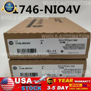 Nuevo Módulo Analógico Sellado AB 1746-NIO4V Serie A SLC 500 1746NIO4V - Imagen 1 de 1