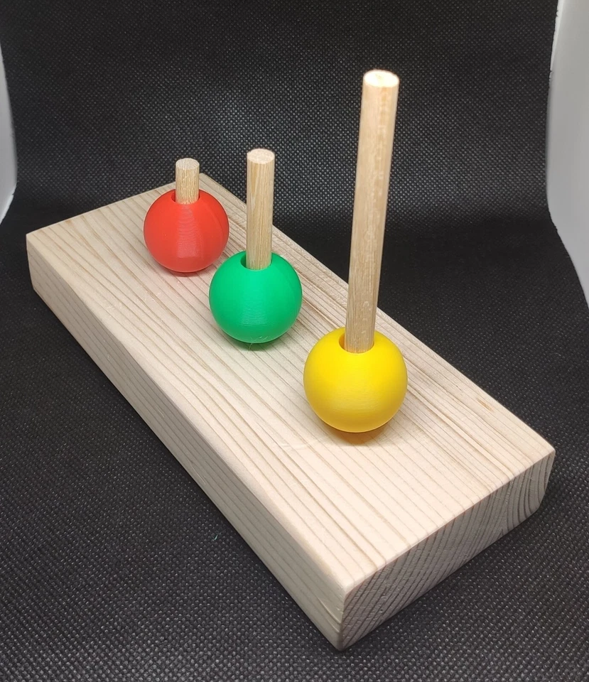 Torre di Londra - test neuropsicologico psicologia rompicapo - stampa 3d - Immagine 1 di 1