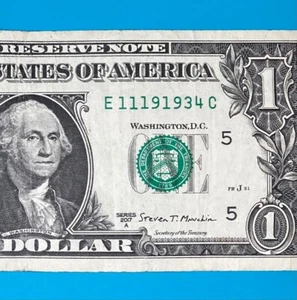 November 19, 1934 (E 11191934 C) BIRTHDAY Note $1 One Dollar Bill - Picture 1 of 4