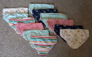 Lot of 12 Little Green Radicals 100% Organic Cotton Underwear 5-6Y Retail $102 - Picture 1 of 20