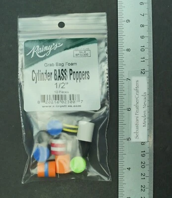 Cilindros de espuma Rainy's Mixed para bajos de 1/2" de diámetro Foto 1 de 2