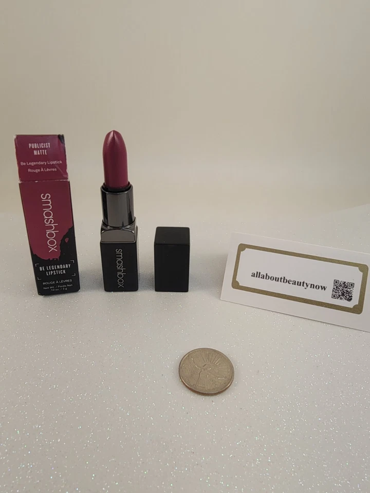 Smashbox Be Legendary Lipstick PUBLICIST .10 oz Full Size Discontinued BNIB RARE - Image 1 of 4