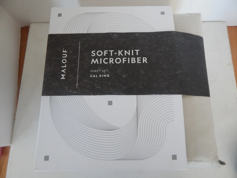 Malouf Double Brushed Microfiber Super Soft Luxury Bed Sheet Set White King