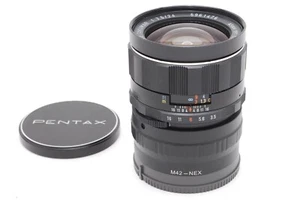 【MINT-】 Pentax smc Takumar 24mm f/3.5 m42 + NEX Sony E mount Adapter From JAPAN - Picture 1 of 12