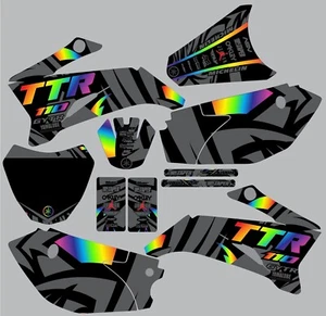 Kit gráfico para Yamaha TTR110 TTR 110 2008-2020 calcomanías gráficos arco iris - Imagen 1 de 1