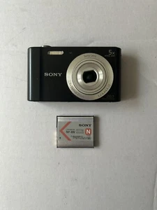 Sony Cyber shot DSC-W800 20.1 MP Digital Camera BLACK - Picture 1 of 12