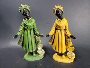 2 Natividad Fontanini De colección 5"" Wiseman Depose Italia Balthazar Rey Navidad - Imagen 1 de 9