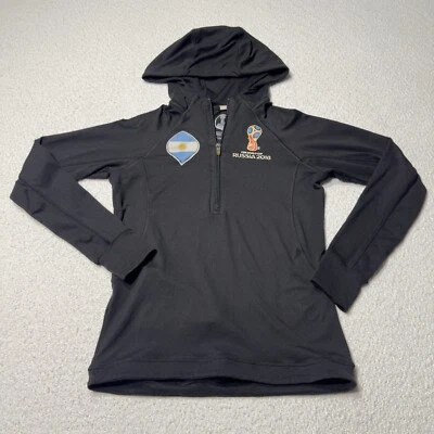 FIFA World Cup Russia 2018 Adult Jacket Black Full Zip Real Madrid Sz Small - Image 1 of 4