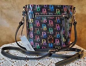Dooney & Bourke DB75 Multi Zip Crossbody Shoulder Bag New with Tags - Picture 1 of 14