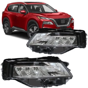 Left or Right LED Headlight For 2021 2022 2023 Nissan Rogue Headlamps Chrome - Foto 1 di 14