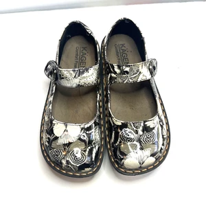 Kagen Jane Butterfly Clogs Work Shoes Women Size 6 M - Picture 1 of 13