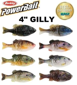 Berkley PowerBait 110mm Gilly 4" Soft Body Swimbait Fish - Choose Color - Picture 1 of 22