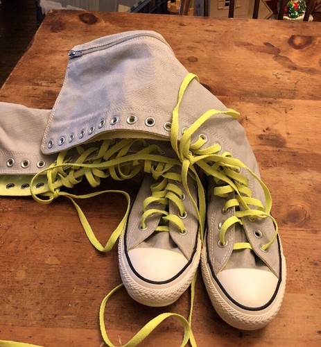 Converse Mirage Gray 137402C Stringate Alte Scarpe Donna Taglia 7 Uomo 5