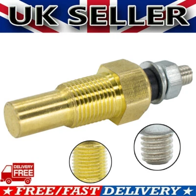 Water Temperature Temp Sensor Sender 1/8 NPT Thread For Gauge Radiator Hose UK - Image 1 of 4