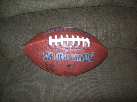 San Diego Chargers football in new condition Cover