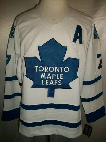 Tim Horton Toronto Maple Leafs White "1992-1997 Throwback" CCM NHL Jersey Cover
