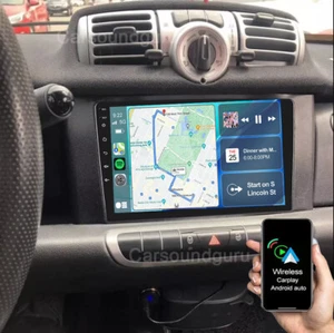 Autoradio Für Smart Fortwo 451 Apple Carplay WIFI RDS SWC NAVI BT Android 13 GPS - Bild 1 von 21