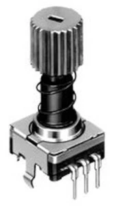 EC11E152U402 Encoder, Druck Schloss 11mm Metall Schaft 30 Detents 15 Pulses - Picture 1 of 1