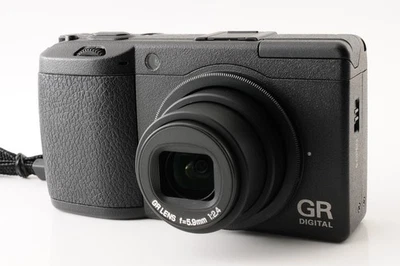 [Near MINT] RICOH GR DIGITAL II 10.1MP Black Compact Digital Camera from Japan - Image 1 of 4