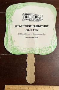 Vintage Handfächer, MÖBEL, LANDESWEITE MÖBELGALERIE, Bloomsburg PA - Bild 1 von 3